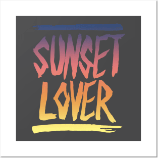 Sunset Lover. Posters and Art